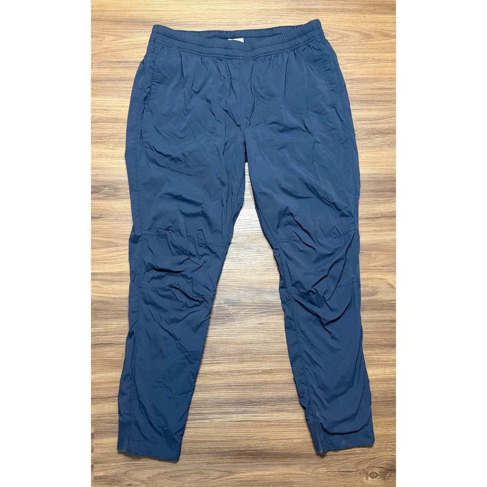 Relwen Mens Windpant Navy Blue Technical Tapered Jogger Mesh Lined Sz XL